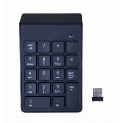 Gembird KPD-W-02, Wireless numeric keypad with 18 keys, USB